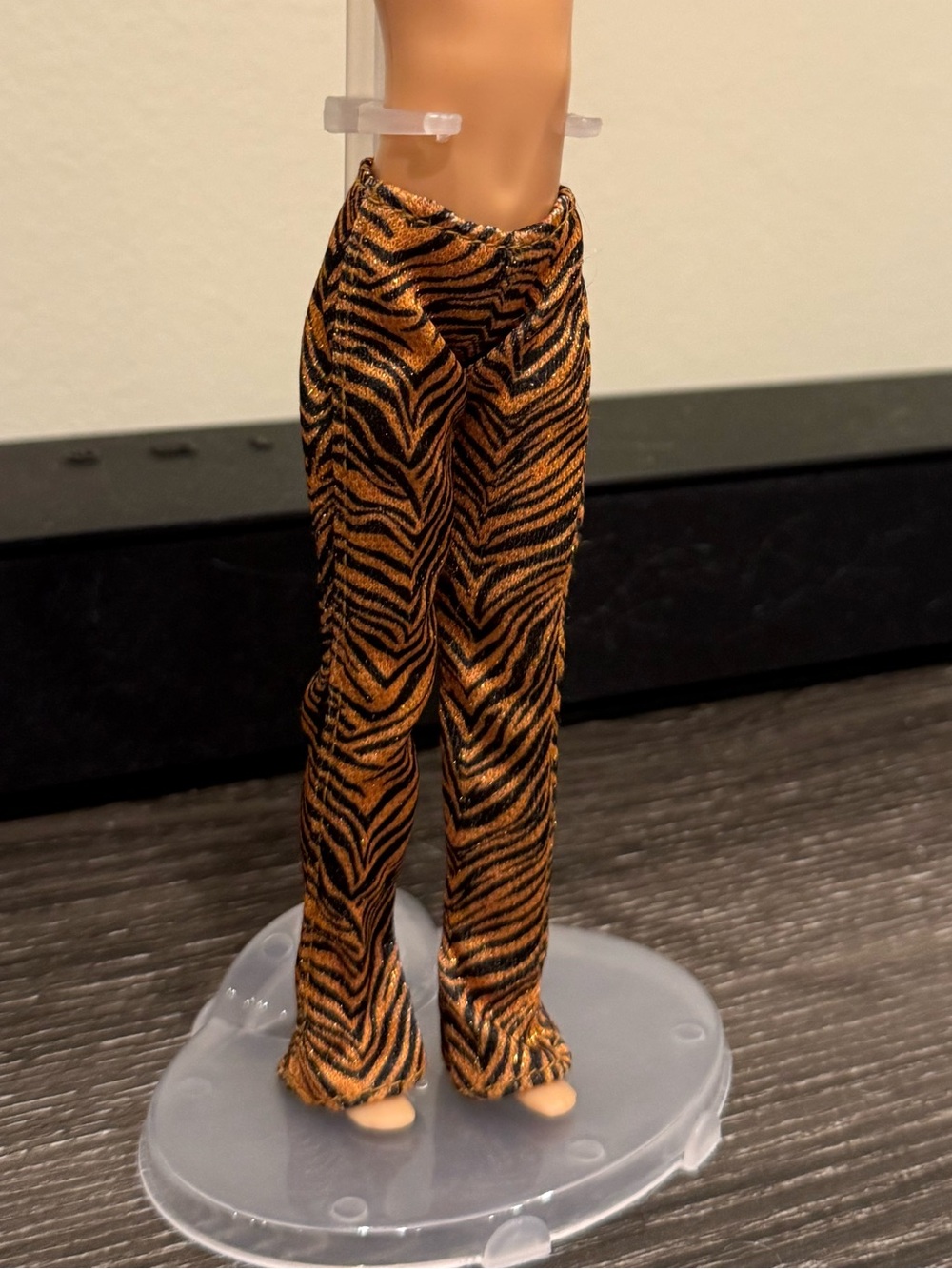 Barbie Mattel Stacy size doll tiger print pants vintage
